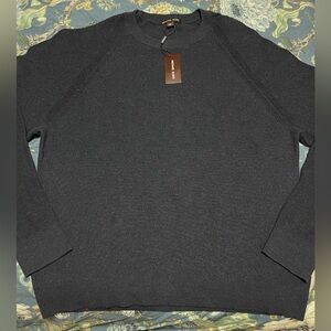 Michael Kors 100% Cotton Men’s Crewneck Sweater Size XXL Navy Blue NWT $128